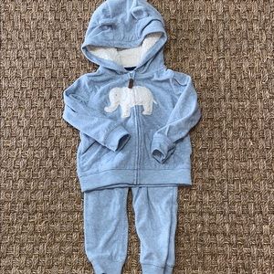 Carter’s hoodie and pants
